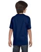 Gildan Youth T-Shirt navy ModelBack