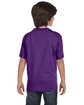 Gildan Youth T-Shirt purple ModelBack