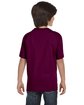 Gildan Youth T-Shirt maroon ModelBack