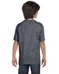 Gildan Youth T-Shirt dark heather ModelBack