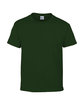 Gildan Youth T-Shirt forest green OFFront