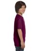 Gildan Youth T-Shirt maroon ModelSide