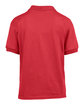Gildan Youth Jersey Polo red OFBack