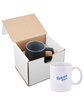 Prime Line 11oz Basic C Handle Ceramic Mug In Mailer white DecoFront