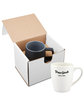 Prime Line 12oz Contemporary Challenger Caf Ceramic Mug in Mailer white DecoFront