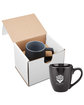 Prime Line 15oz Bistro Style Ceramic Mug Gift Set black DecoFront