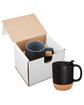 Prime Line 14oz Ceramic Mug With Cork Base In Mailer  