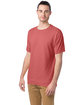 ComfortWash by Hanes Men's Garment-Dyed T-Shirt coral craze ModelQrt