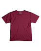 ComfortWash by Hanes Youth Garment-Dyed T-Shirt crimson fall FlatFront