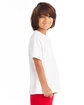 ComfortWash by Hanes Youth Garment-Dyed T-Shirt white ModelSide