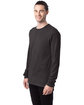 ComfortWash by Hanes Unisex Garment-Dyed Long-Sleeve T-Shirt new railroad ModelQrt