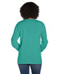 ComfortWash by Hanes Unisex Garment-Dyed Long-Sleeve T-Shirt with Pocket spanish moss ModelBack