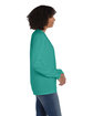 ComfortWash by Hanes Unisex Garment-Dyed Long-Sleeve T-Shirt with Pocket spanish moss ModelSide