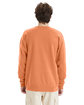 ComfortWash by Hanes Unisex Crew Sweatshirt horizan orange ModelBack