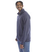 ComfortWash by Hanes Unisex Quarter-Zip Sweatshirt anchor slate ModelQrt
