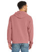 ComfortWash by Hanes Unisex Pullover Hooded Sweatshirt mauve ModelBack