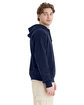 ComfortWash by Hanes Unisex Pullover Hooded Sweatshirt navy ModelSide
