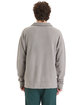 ComfortWash by Hanes Unisex Garment Dye Polo Collar Sweatshirt concrete gray ModelBack