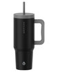 Grosche Aspen 40oz Insulated Straw Tumbler With Handle graphite black ModelBack