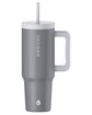 Grosche Aspen 40oz Insulated Straw Tumbler With Handle steel grey ModelBack