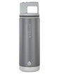 Grosche Alpine 20oz Flip N Sip Insulated Water Bottle steel grey ModelBack