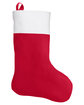 Prime Line Felt Holiday Stocking red ModelBack