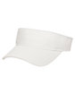 Outdoor Cap Cotton Twill Visor white ModelQrt