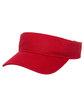 Outdoor Cap Cotton Twill Visor red ModelQrt