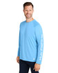 HUK Men's Pursuit Long-Sleeve T-Shirt marolina blue ModelQrt