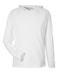 HUK Men's Lopro Long Sleeve Pursuit Hooded T-Shirt white OFFront