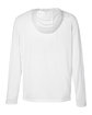 HUK Men's Lopro Long Sleeve Pursuit Hooded T-Shirt white OFBack