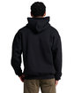 Jerzees Unisex Rugged Hooded Sweatshirt black ink ModelBack