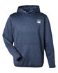 HUK Men's Performance Hooded Fleece Pullover nvl acadmy hthr OFFront