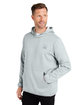 HUK Men's Performance Hooded Fleece Pullover harbormist hthr ModelQrt