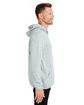 HUK Men's Performance Hooded Fleece Pullover harbormist hthr ModelSide