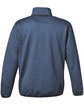 HUK Men's Cold Front Quarter-Zip nvl acadmy hthr OFBack