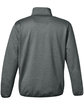 HUK Men's Cold Front Quarter-Zip volcnc ash hthr OFBack