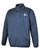 HUK Men's Cold Front Quarter-Zip nvl acadmy hthr OFQrt