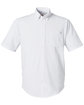 HUK Men's Kona Solid Short Sleeve Shirt white OFFront