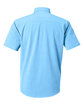 HUK Men's Kona Solid Short Sleeve Shirt marolina blue OFBack