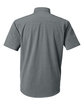 HUK Men's Kona Solid Short Sleeve Shirt volcanic ash OFBack