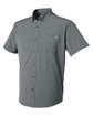 HUK Men's Kona Solid Short Sleeve Shirt volcanic ash OFQrt