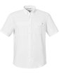 HUK Men's Tide Point Short Sleeve Shirt white OFFront