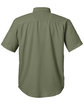 HUK Men's Tide Point Short Sleeve Shirt moss OFBack