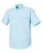 HUK Men's Tide Point Short Sleeve Shirt crystal blue OFQrt