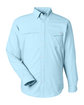 HUK Men's Tide Point Long Sleeve Shirt crystal blue OFFront