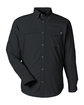 HUK Men's Tide Point Long Sleeve Shirt black OFFront