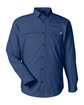 HUK Men's Tide Point Long Sleeve Shirt naval academy OFFront