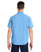 HUK Men's Creekbed Short Sleeve Shirt marolina blue ModelBack