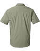 HUK Men's Creekbed Short Sleeve Shirt moss OFBack